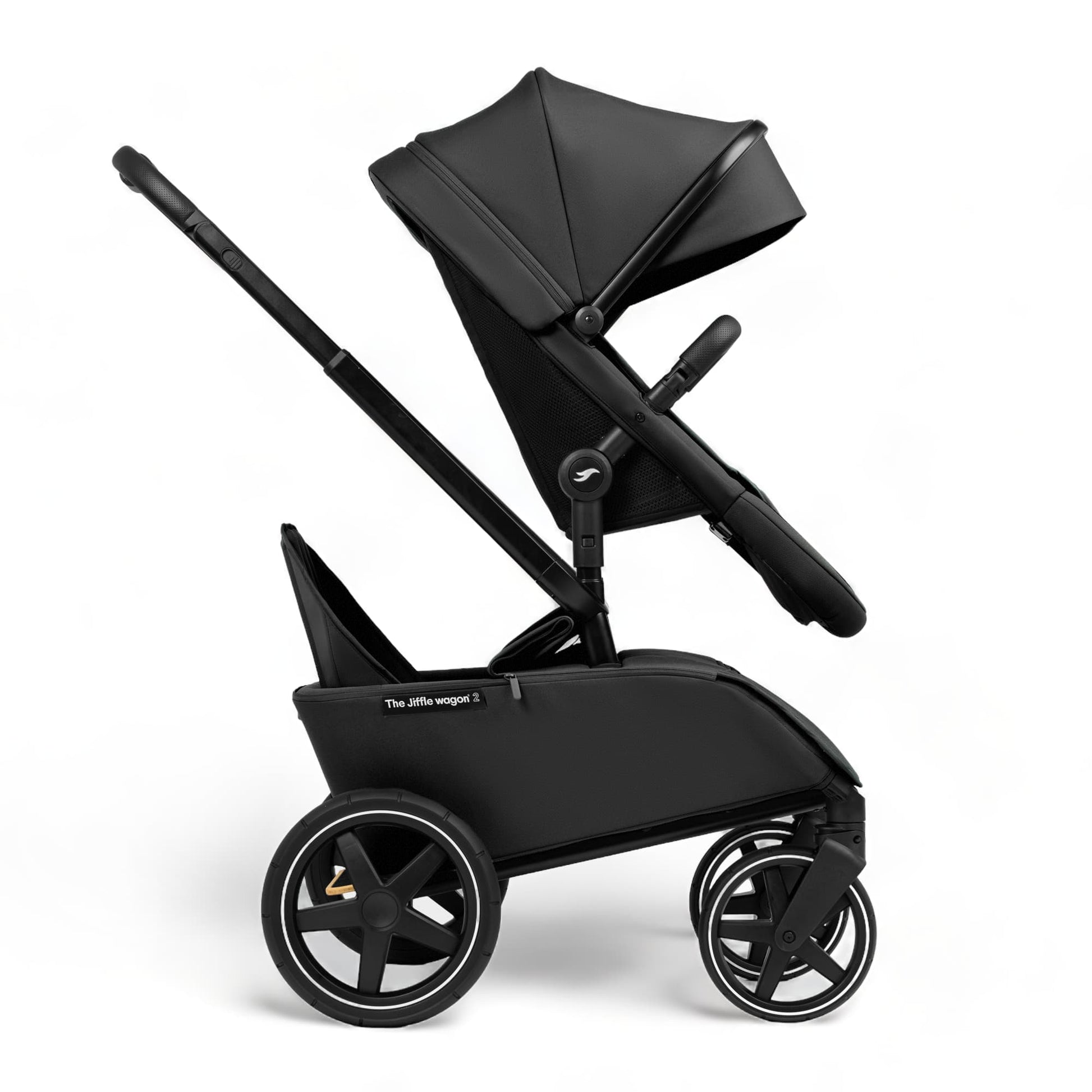 Duo_Cart_Seat_Side_View_Black_Jiffle_Wagon