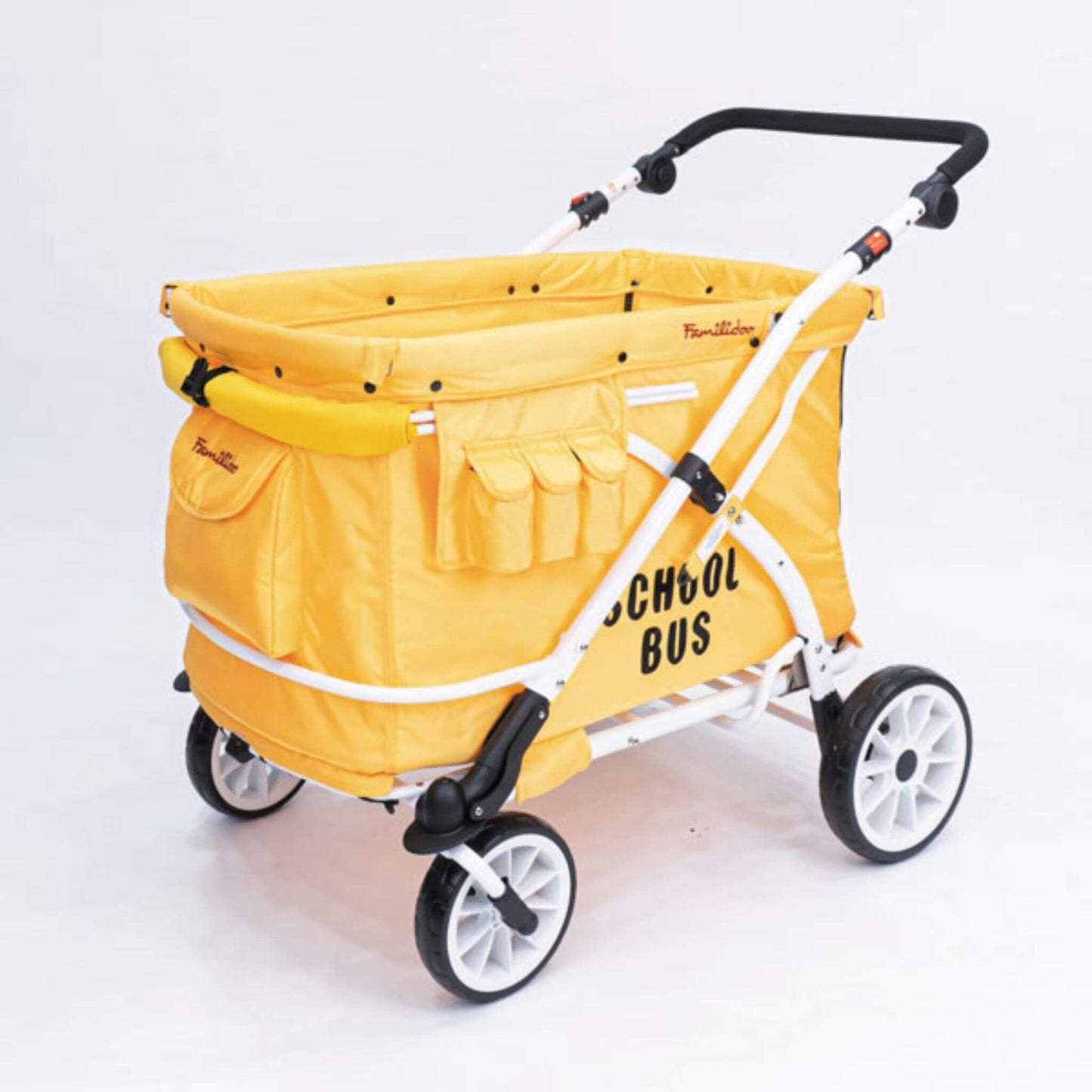 familidoo-chariot-grand-wagon-4-seat-yellow-side-profile