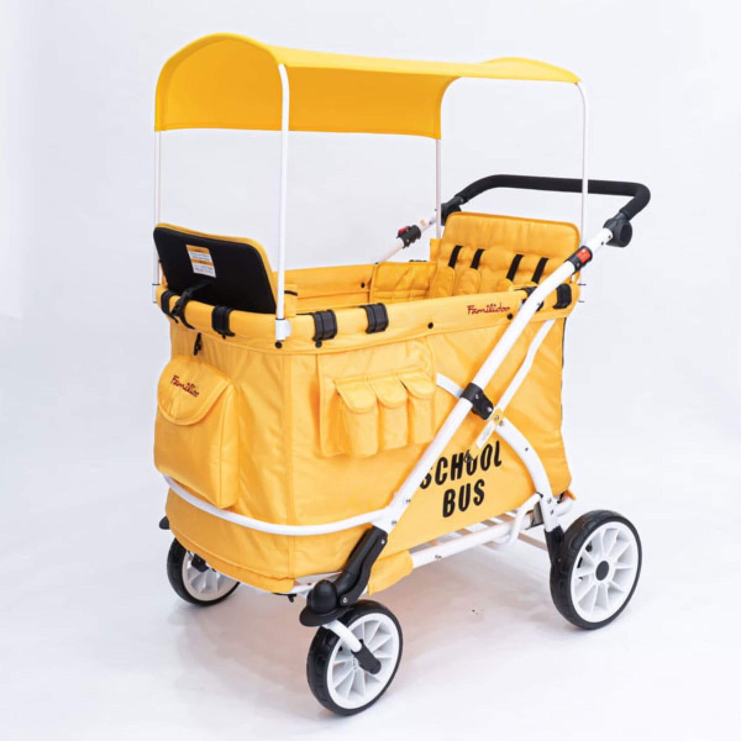 familidoo-chariot-grand-wagon-4-seat-yellow-with-canopy