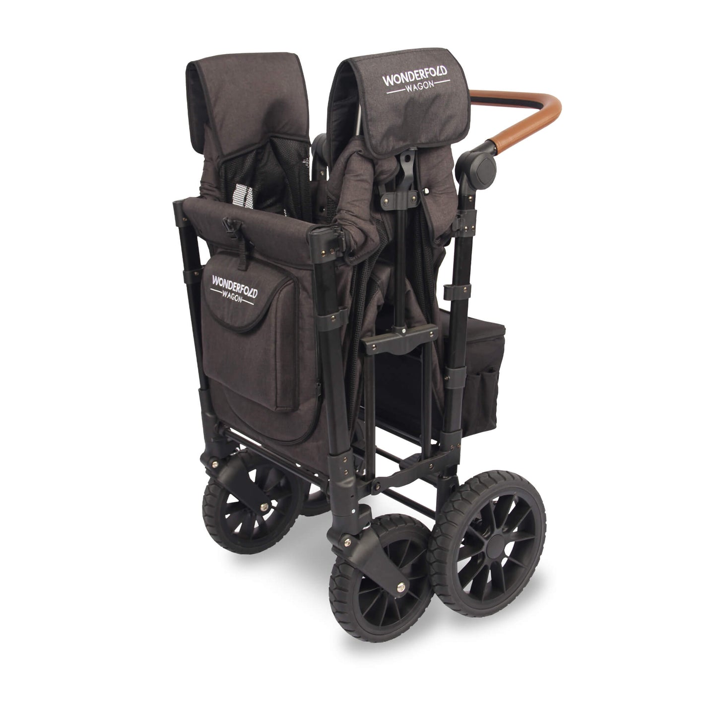 wonderfold-w2-luxe-pro-black-folded-front-view-australia