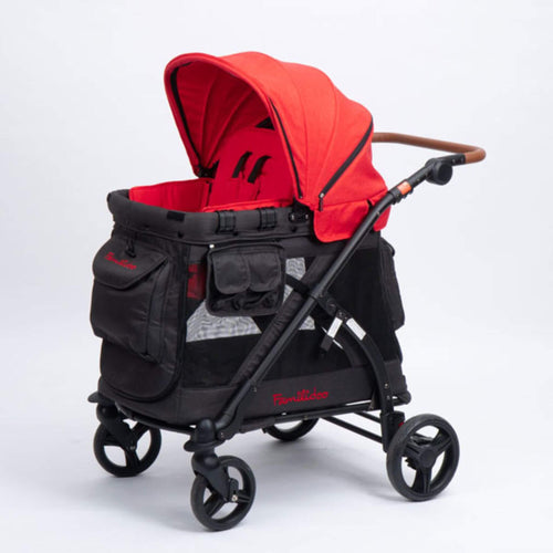 Familidoo-Chariot-Mini-2.0-MJ01-Cart-Red-Front-Angle