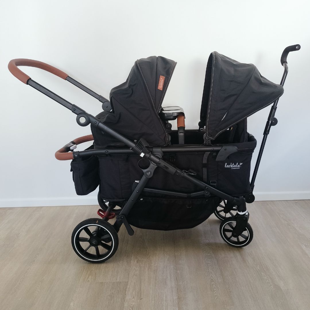 Larktale-Crossover-Push-Handle-for-Twins-Stroller