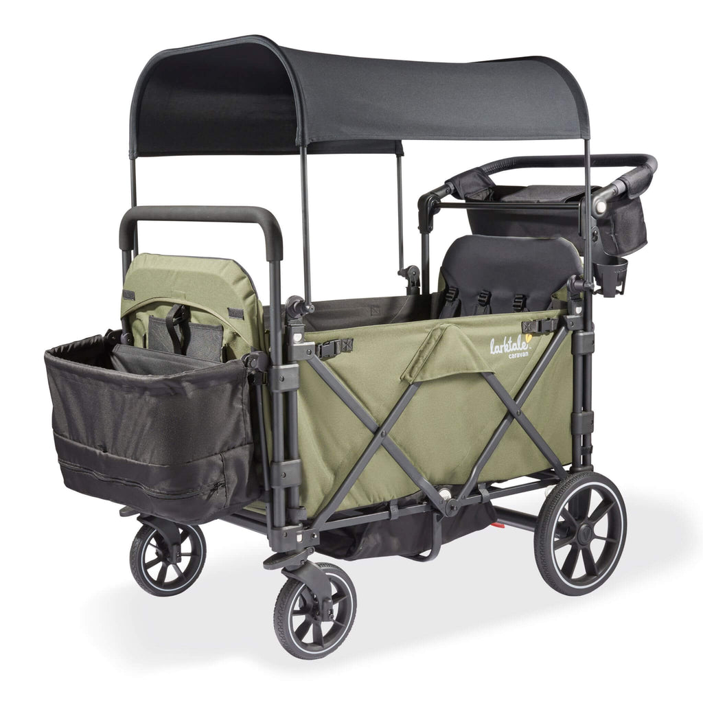 Larktale-Quad-StrollerWagon-SunTopper