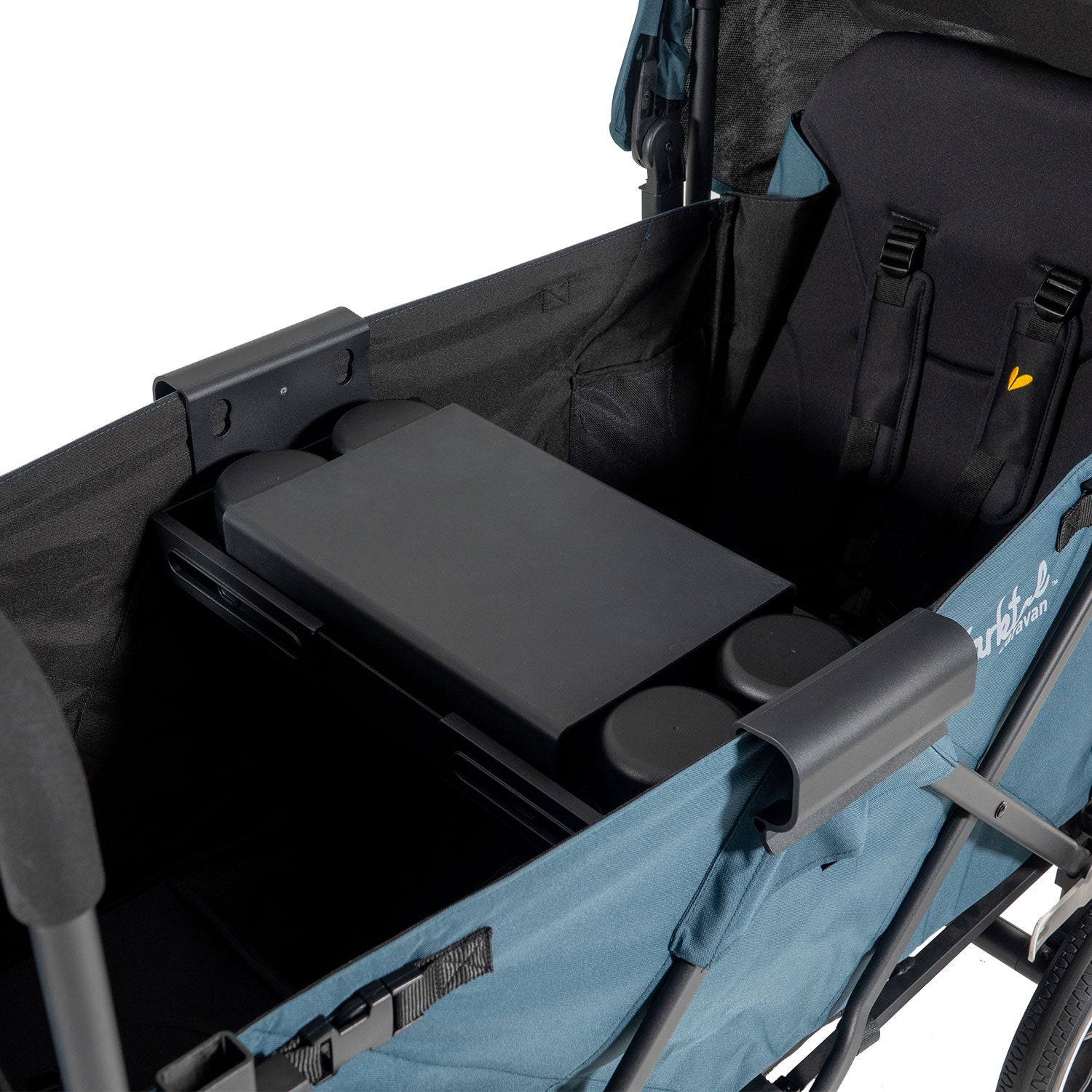 LarktaleStrollerWagonSnackTray-AdjustableFit-ReversibleFlatSurface