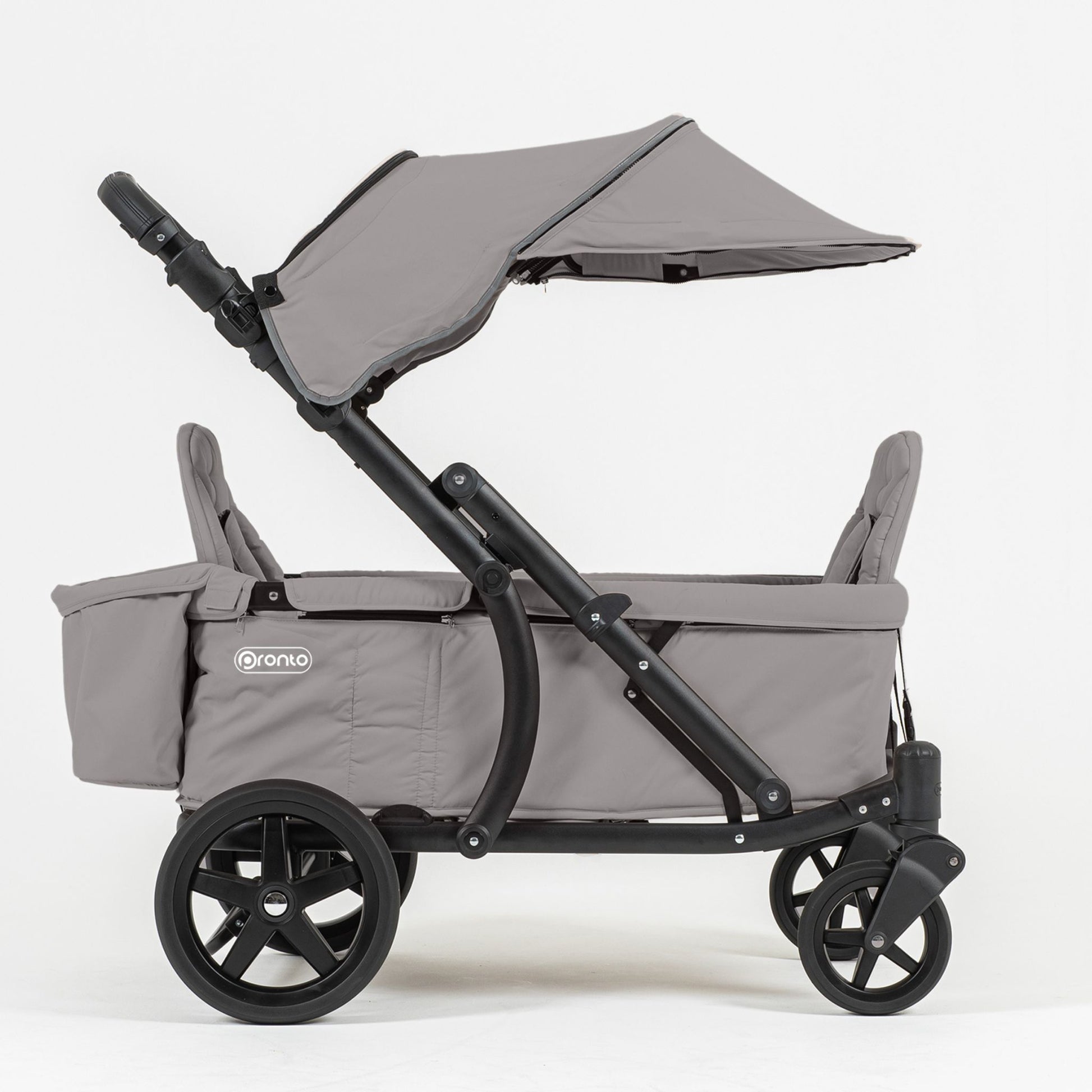 Pronto Stroller Grey with Black Frame