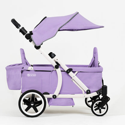 Pronto Stroller Lilac with White Frame