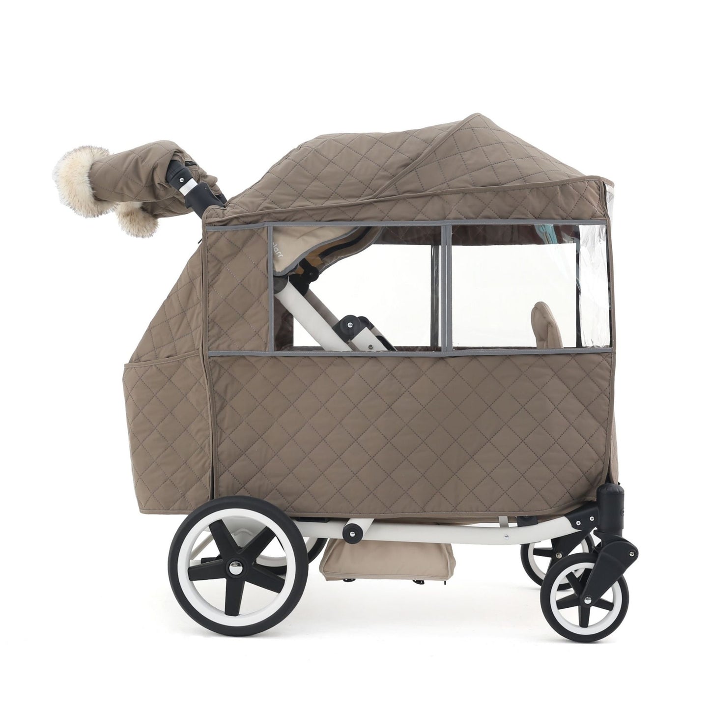 ProntoStroller-WarmCover-Brown-Australia