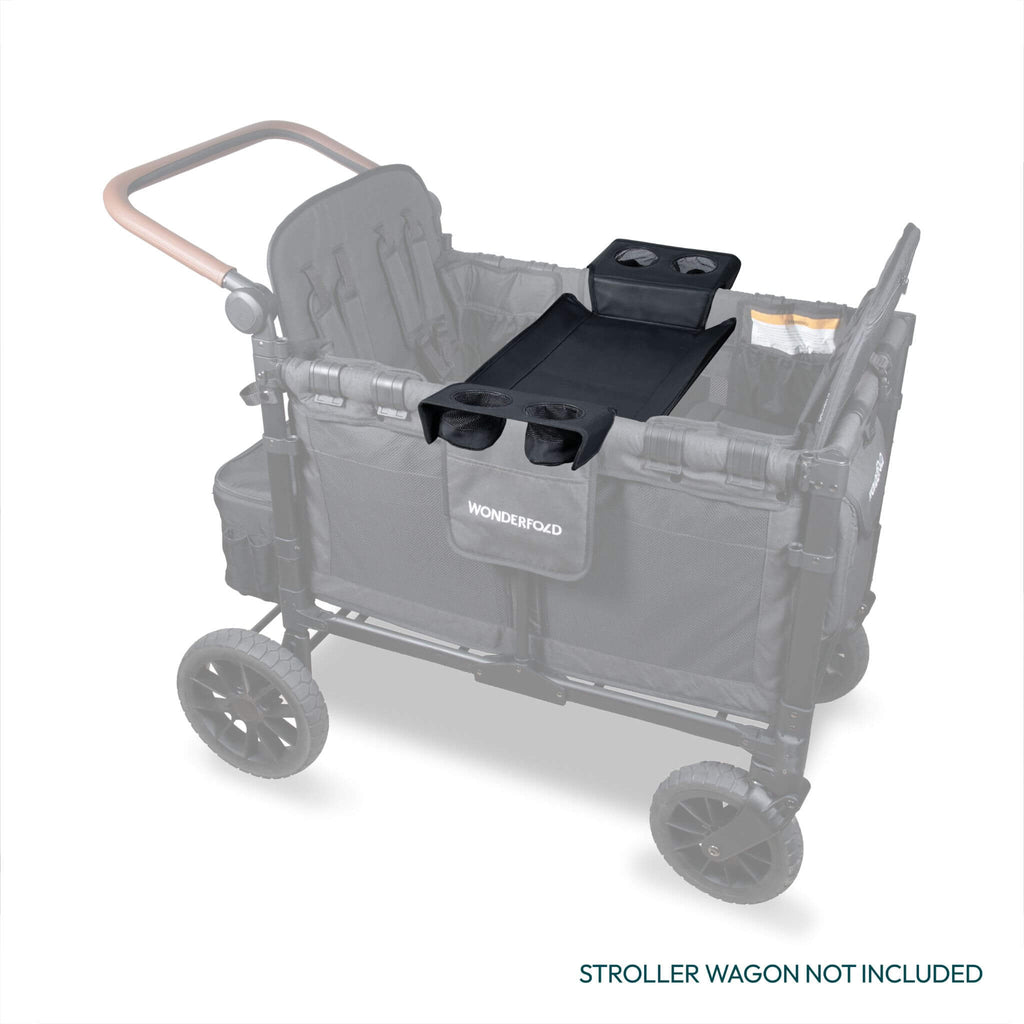 Wonderfold-Flex-Snack-Tray-On-Wagon-Adjustable-Sidewalls