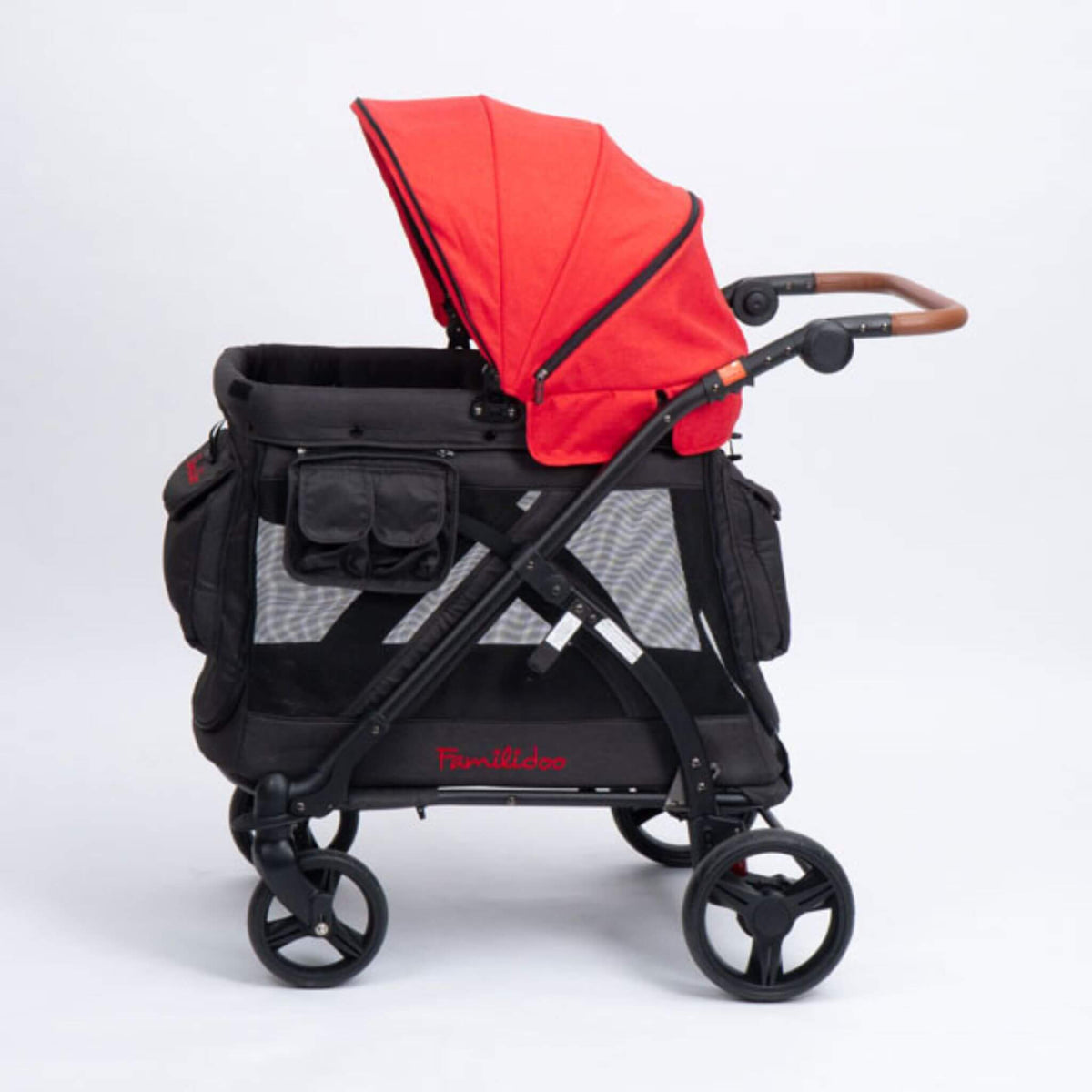 familidoo-chariot-mini-2-0-mj01-cart-red-side-view