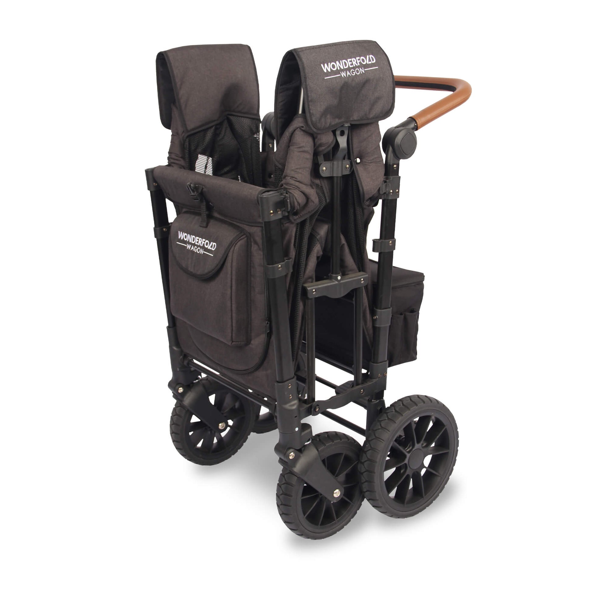 wonderfold-w2-luxe-pro-black-folded-front-view-australia