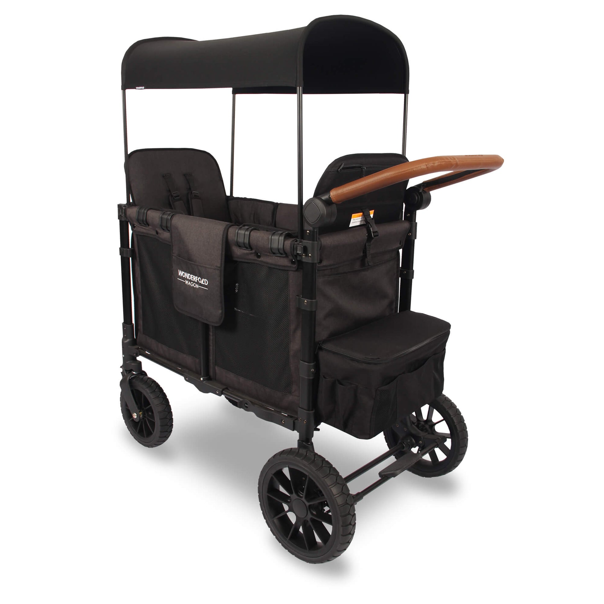 wonderfold-w2-luxe-pro-black-rear-side-view-australia