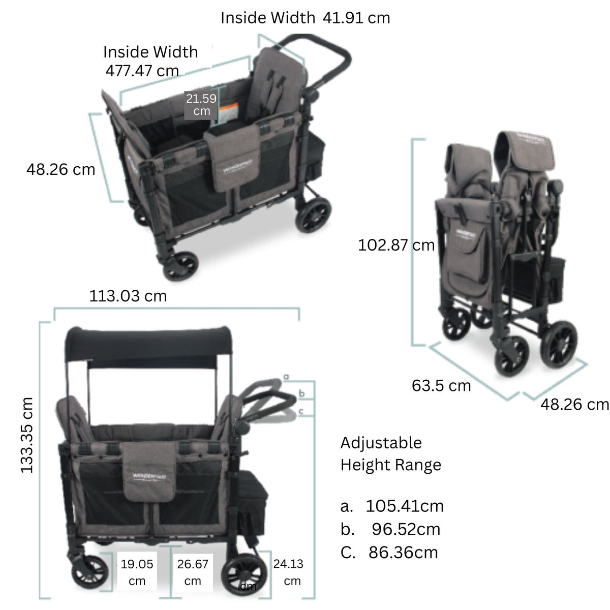 WonderFold - 2 Seater Elite Wagon